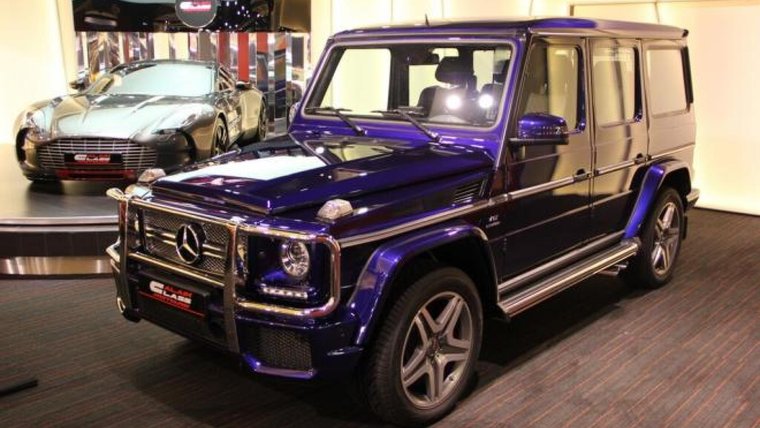 Mercedes Benz g63 Brabus пурпурный