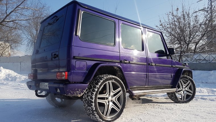 Мерседес Гелик фиолетовый