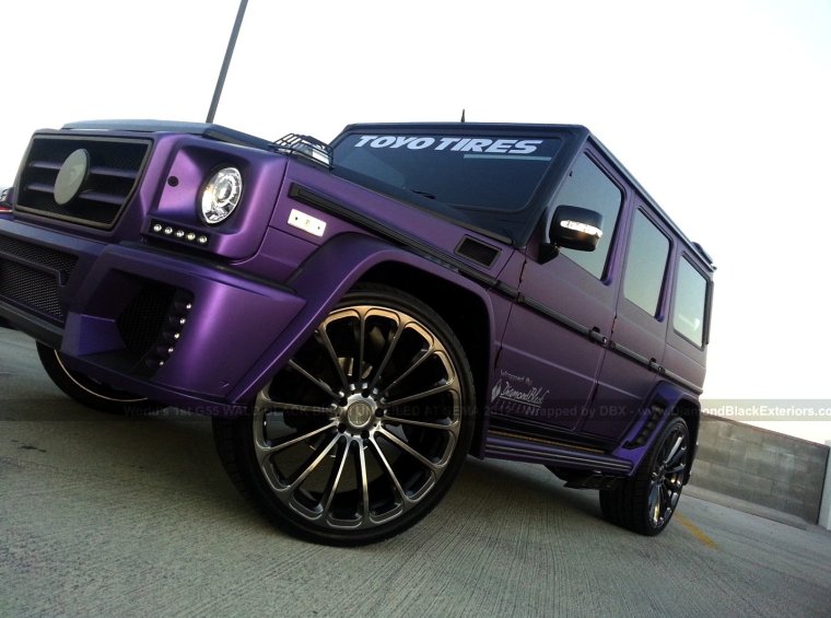 Мерседес Гелик фиолетовый