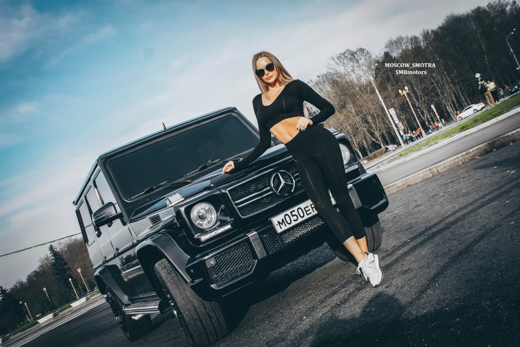 G55 AMG фиолетовый