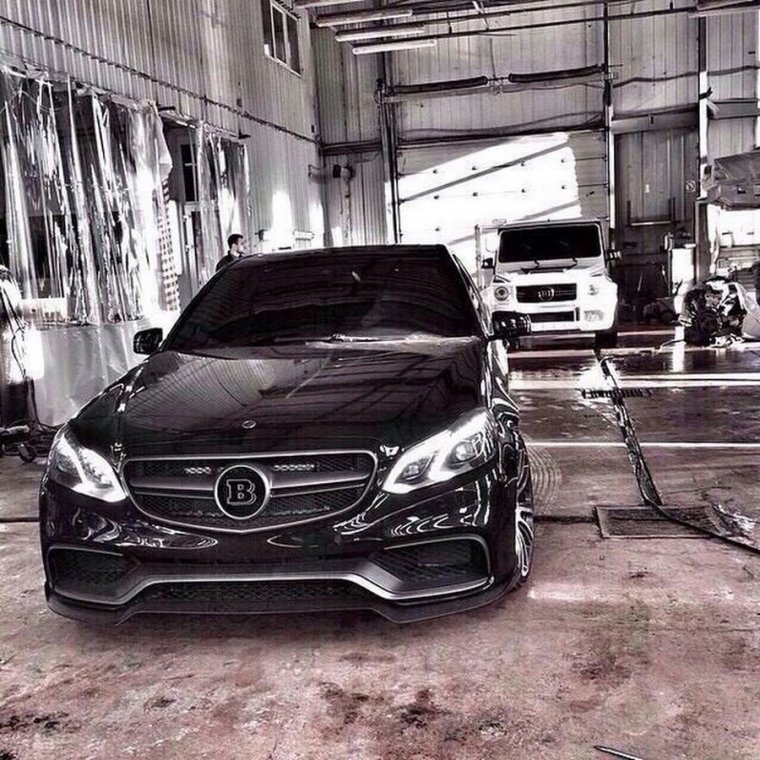 Мерседес АМГ черный тонированный