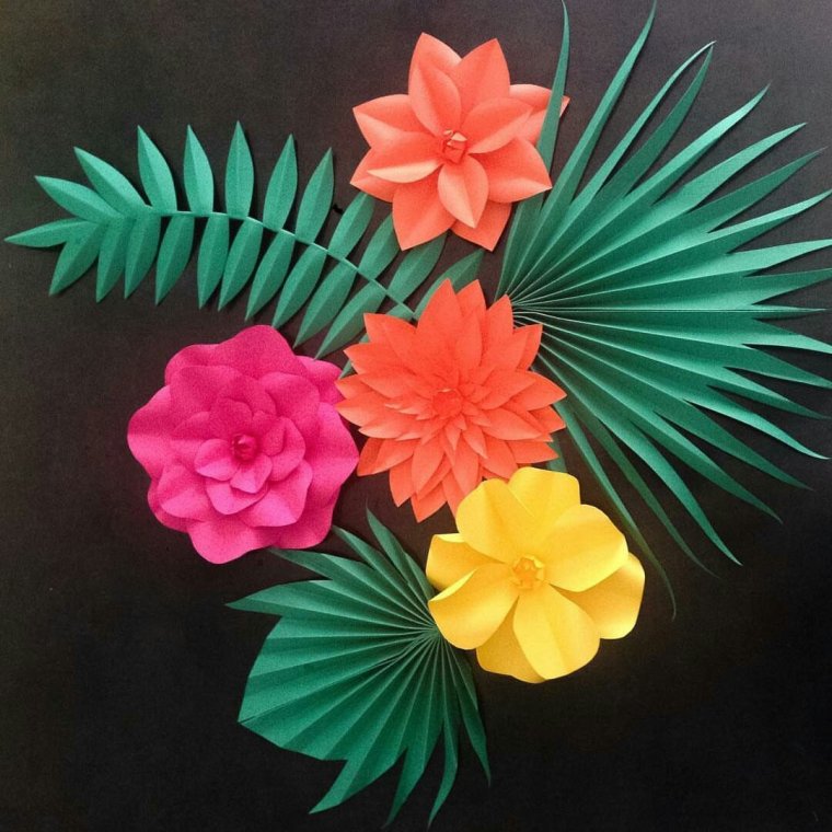 Поделки из цв бумаги