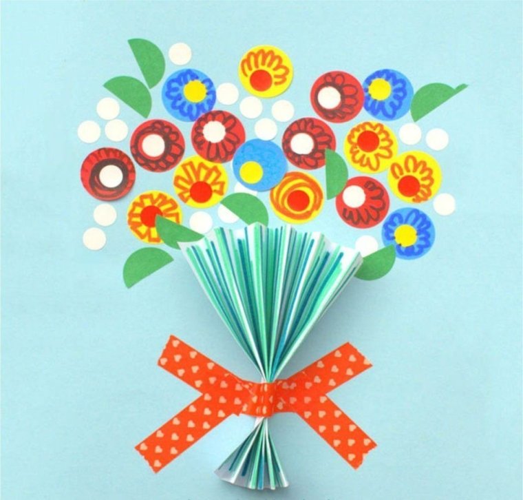 Поделка открытка для мамы