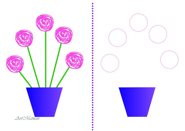 Развивающее занятие цветы