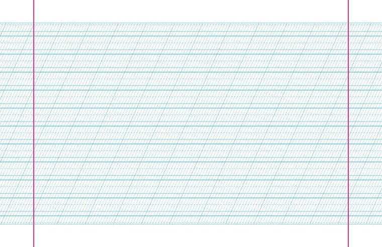 Разлиновка косая линия а4