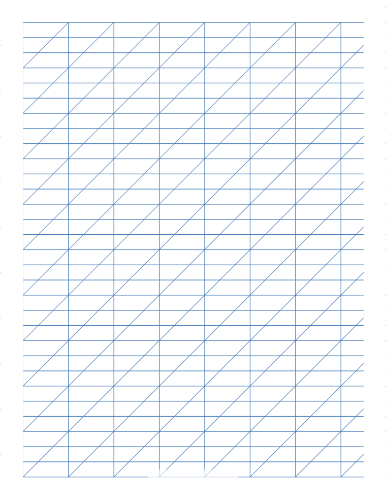 Разлиновка косая линия а4