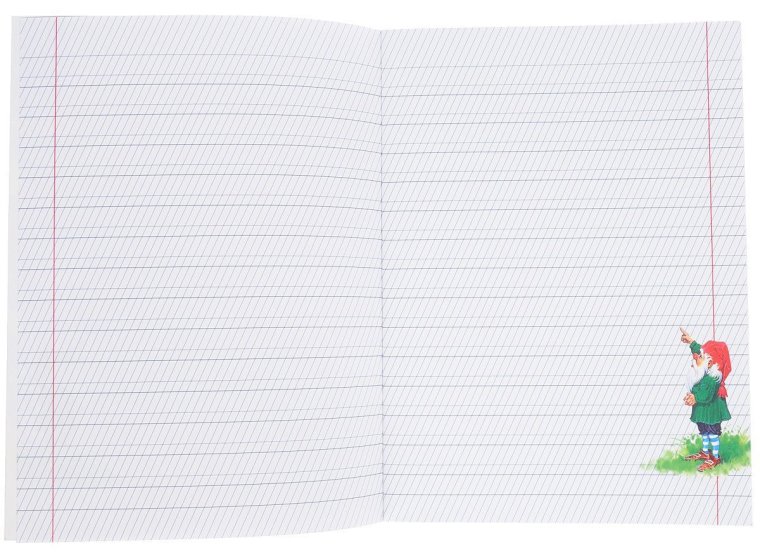 Лист тетради в косую линейку