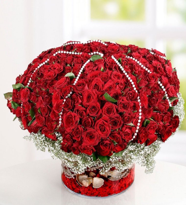 Букет с буквой а