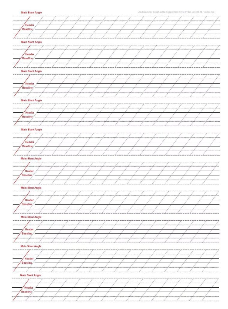 Листы для каллиграфии