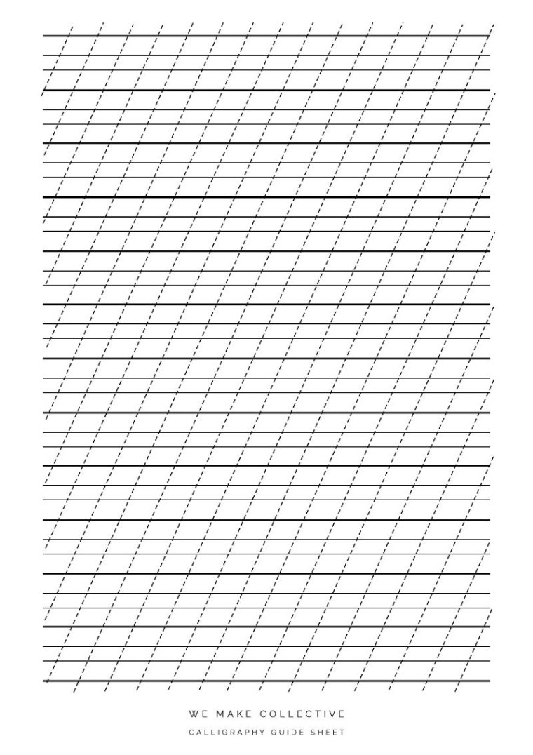 Разлиновка косая а4