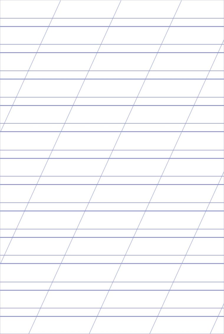 Разлиновка косая линия