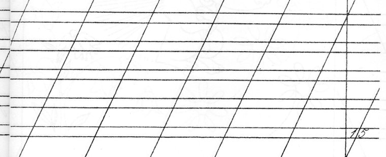 Прописи в косую линию