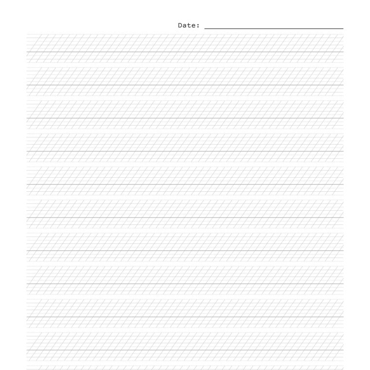 Лист в частую косую