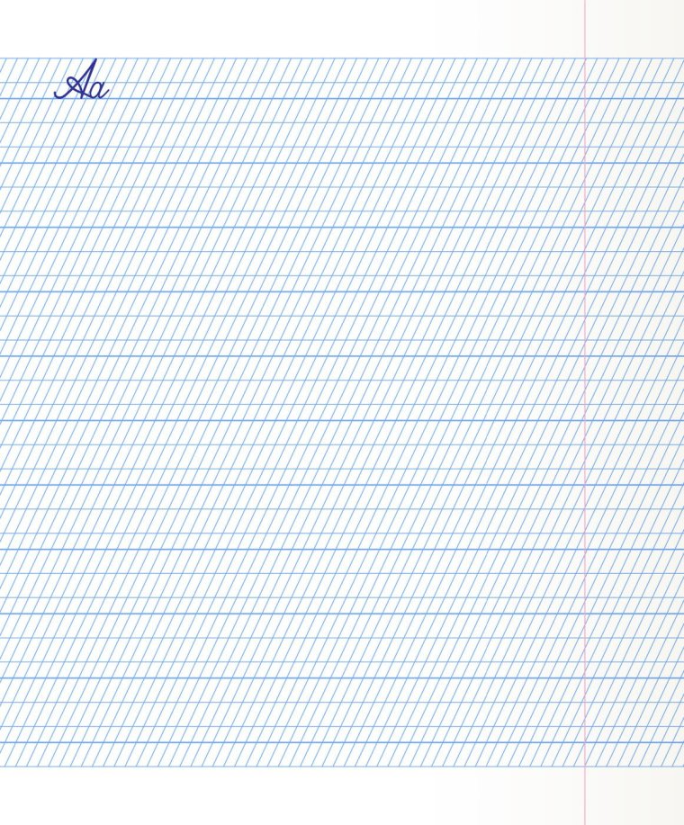 Разлиновка частая косая линия а4