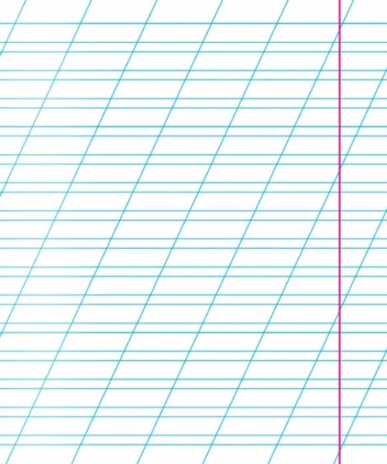 Тонкая линейка для прописи