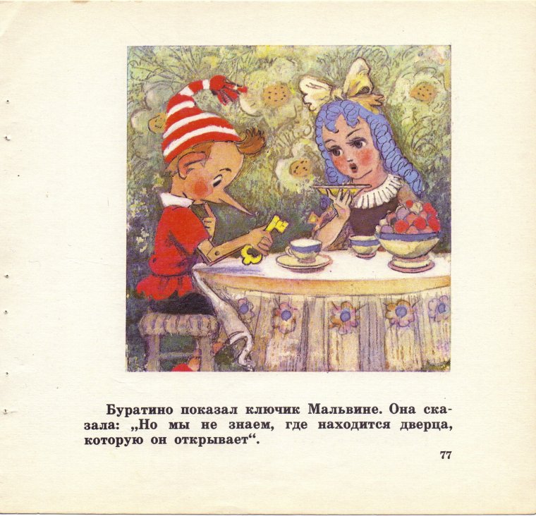 Буратино Мальвина и Пьеро