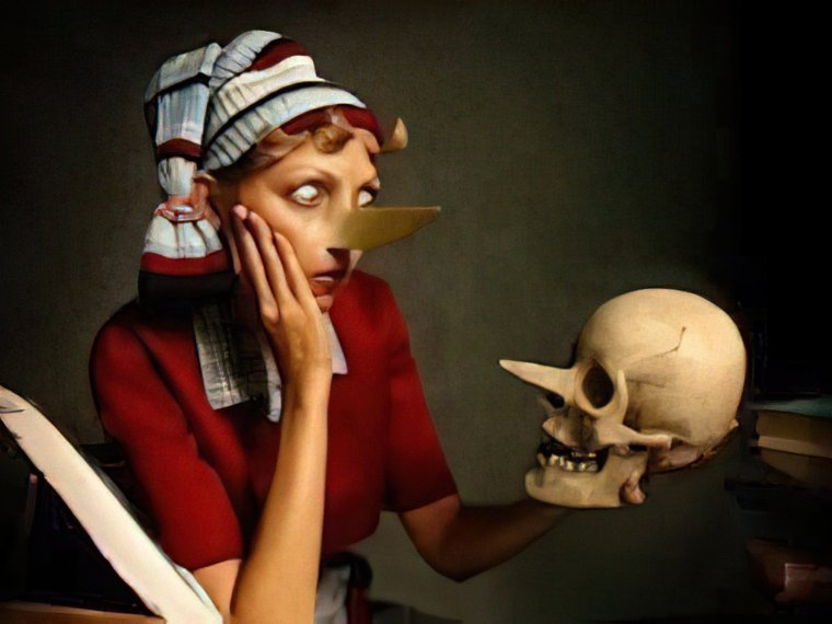 Плакат вырубной "Мальвина"