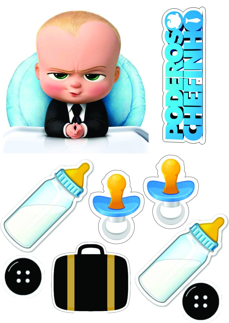 Макет босс молокосос для торта