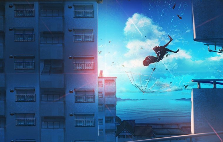 Фон крыши для гача