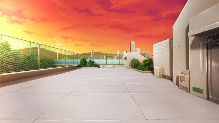 Крыша японской школы