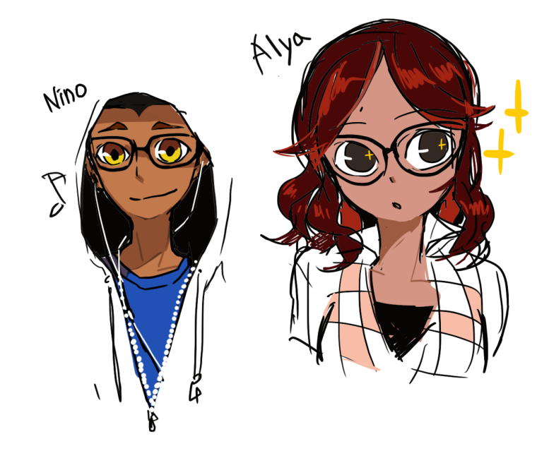 Алья из леди баг арт