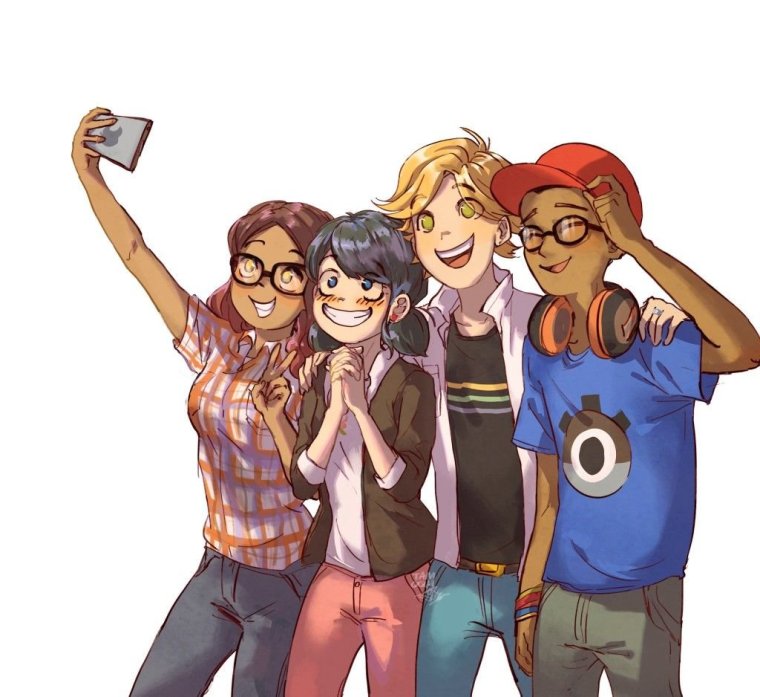 Аля и Нино леди баг