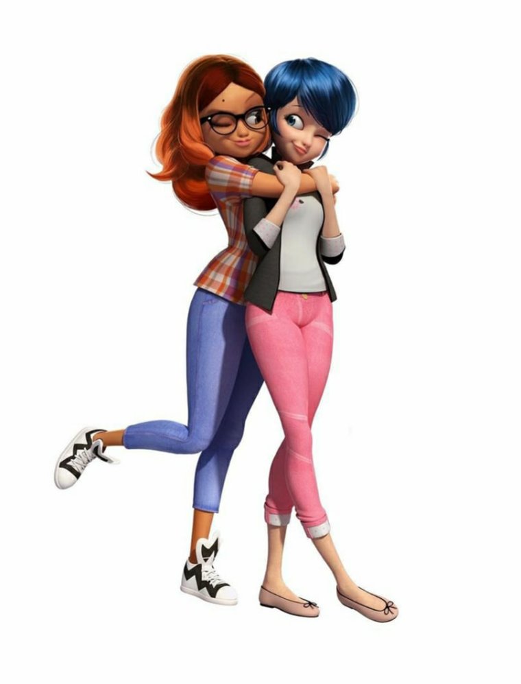 Маринетт и Аля в полный рост