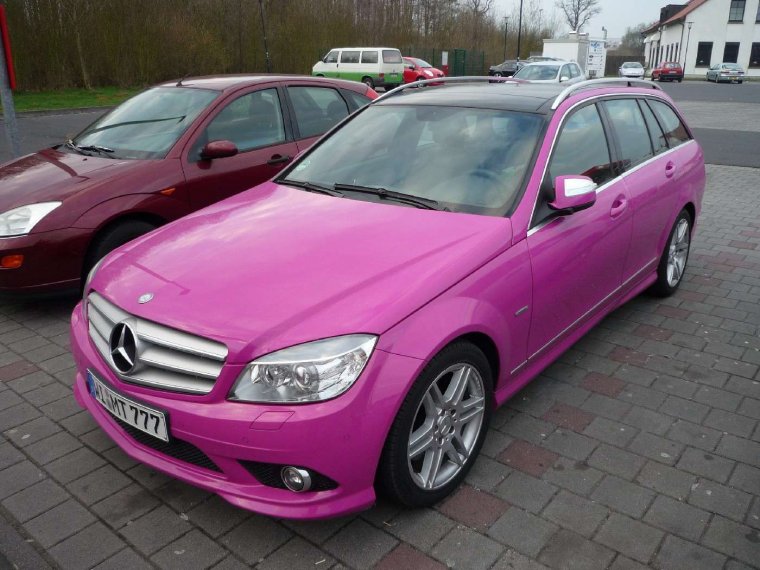 Розовый Мерседес