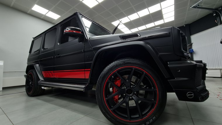 Гелик от Мерседес матовый черный