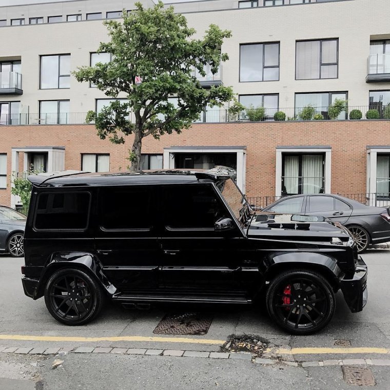 Гелик Брабус чёрный тонированный