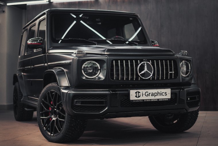 Mercedes g63 AMG черный матовый
