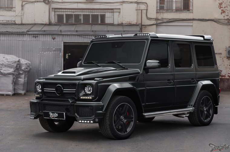Mercedes g63 AMG черный матовый
