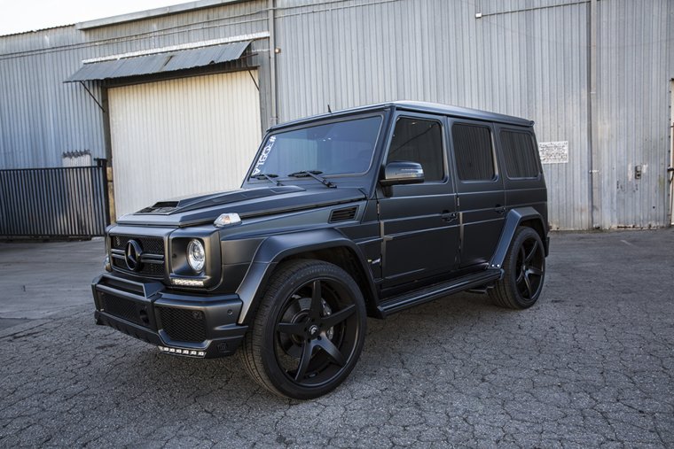 Мерседес Гелендваген чёрный матовый