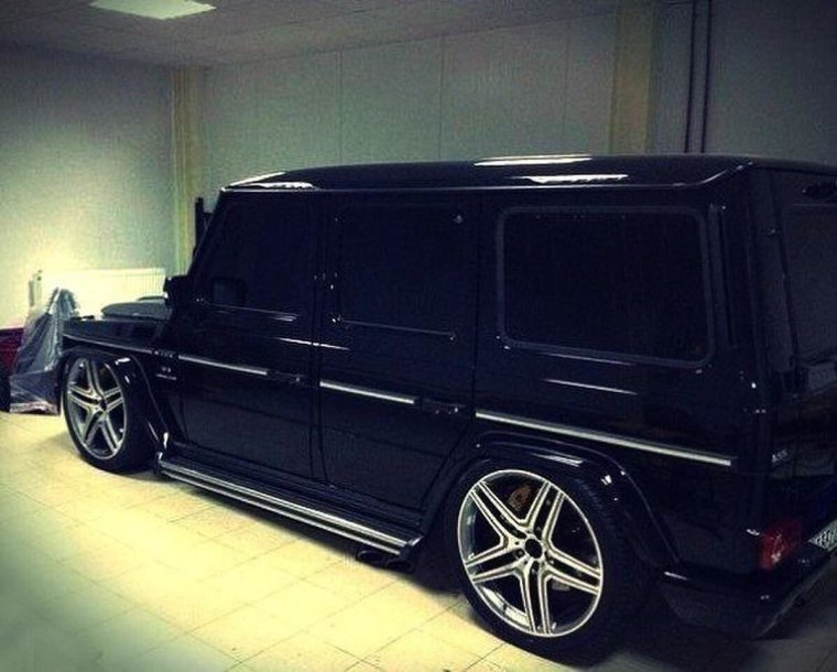 Мерседес Гелендваген заниженный