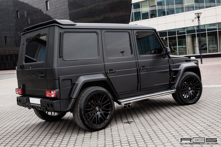 Мерседес Гелендваген Брабус серый