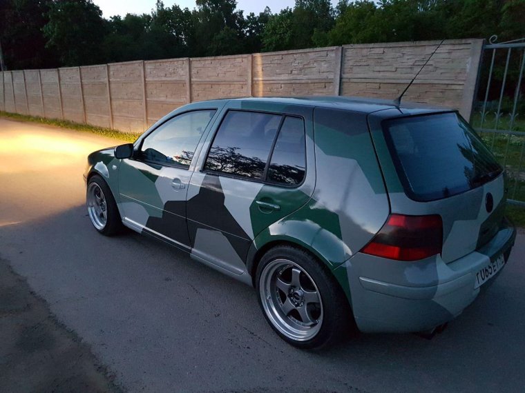 Фольксваген гольф 2 камуфляж