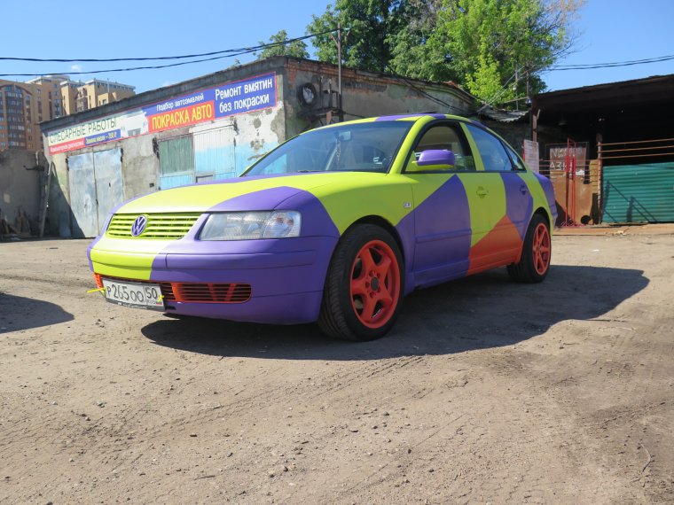 Авто покрашенное монтаной