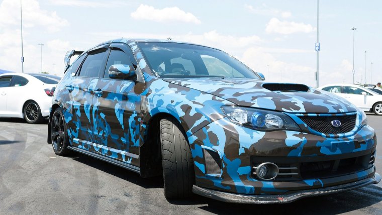 Subaru Impreza WRX STI камуфляж