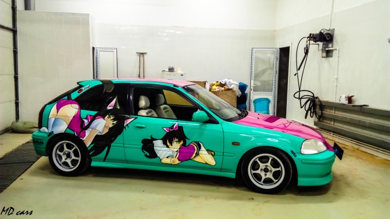 Subaru BRZ винил аниме