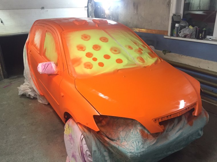 Шевроле Камаро фиолетовый