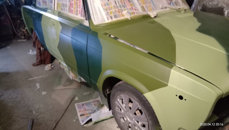 Тачки Покрашенные монтаной