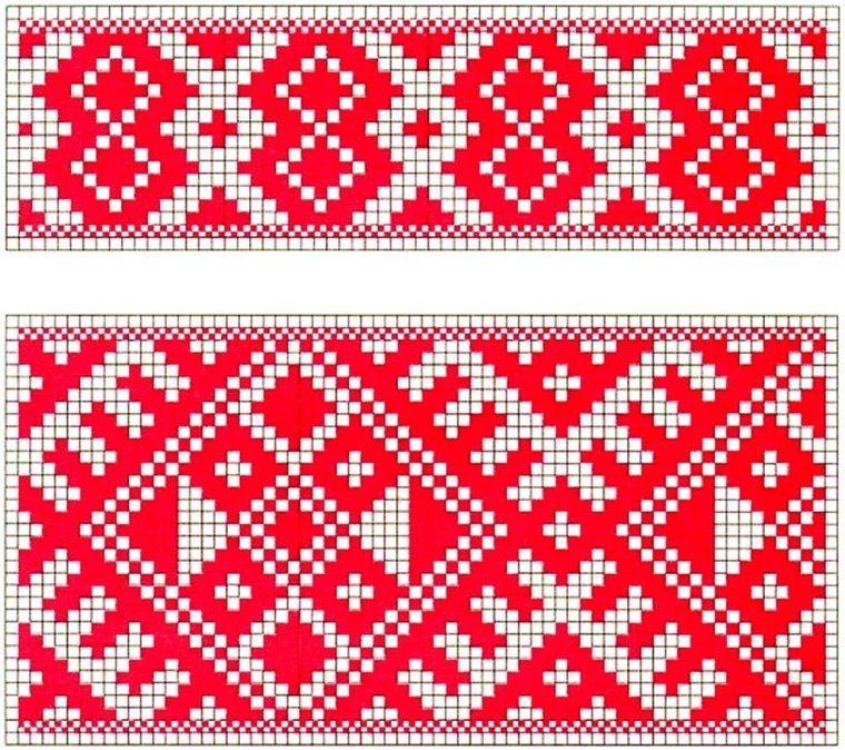 Славянские узоры для вязания