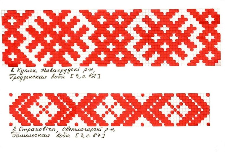 Орнамент на флаге Беларуси