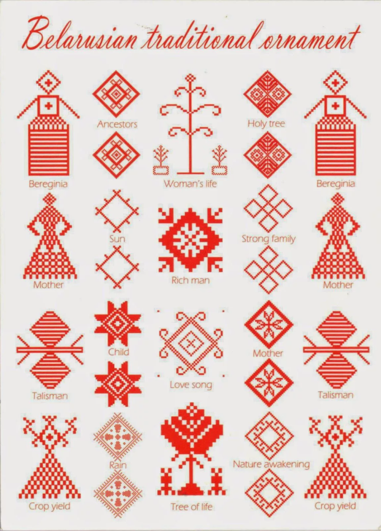 Орнамент белорусского флага
