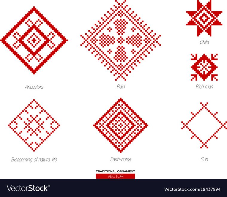Славянский обережный орнамент
