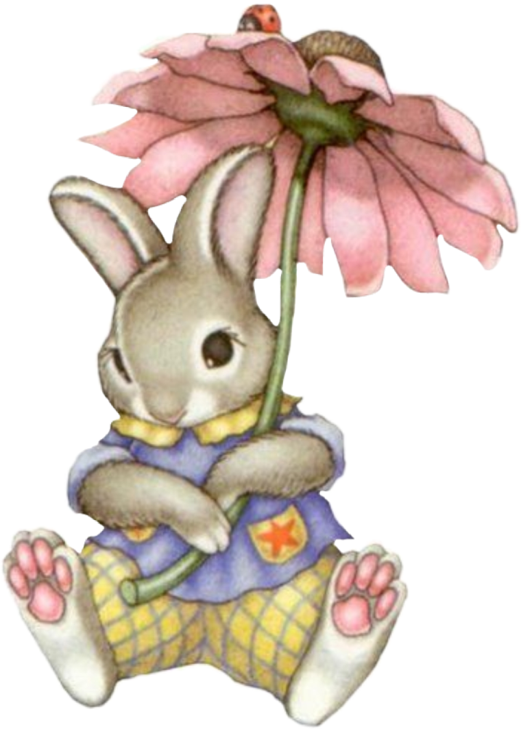 Зайчик с бантиком для детей