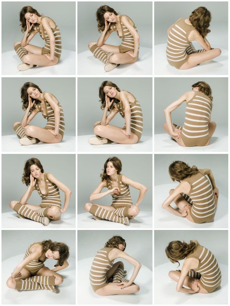 Необычные сидячие позы