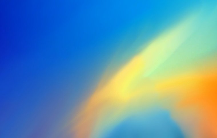 Желтое поле голубое небо