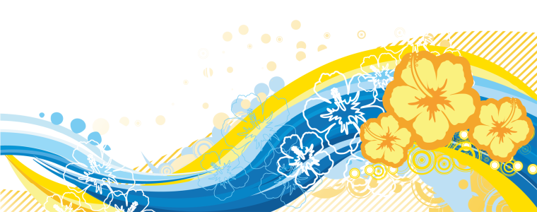 Сине желтый орнамент