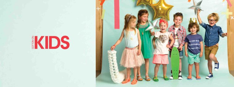 Заставка для магазина детской одежды